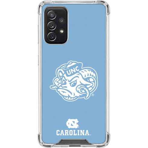 North Carolina Mascot Galaxy A72 5G Clear Case